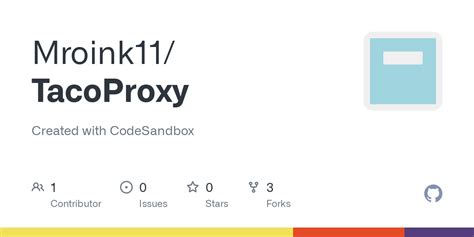 taco proxy github|CoCalc .